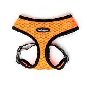 Bark Appeal Mesh Solid Breathe EZ Pull-Over Neon Orange Dog Harness - XXL